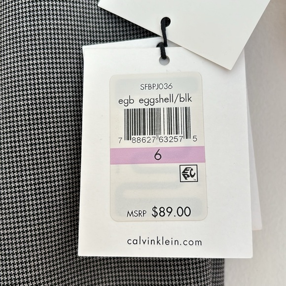 Calvin Klein Houndstooth Pants - Picture 4 of 6